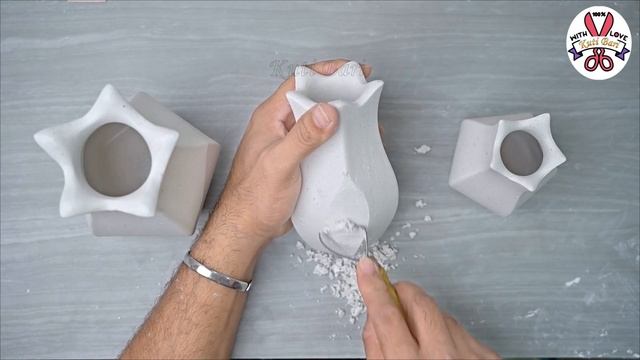 Cement Waterfall making // Home decor Cement Waterfall making