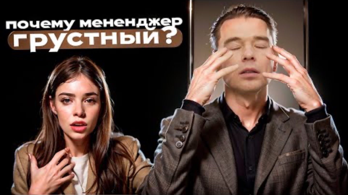 Грустный менеджер по продажам