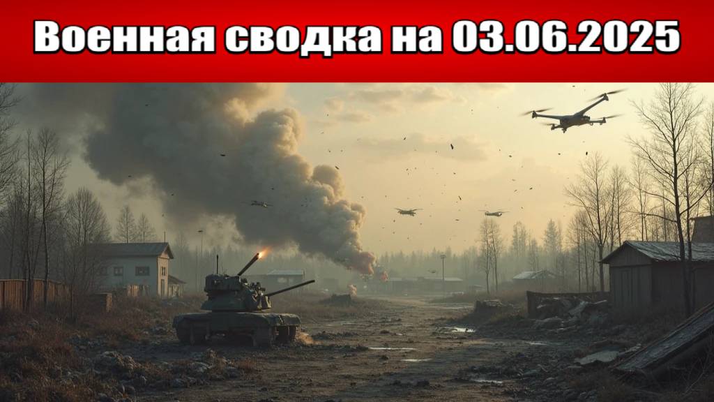 «Российская артиллерия и дроны разносят окраины Купянска!»: Военная сводка с фронта СВО 03.06.2025