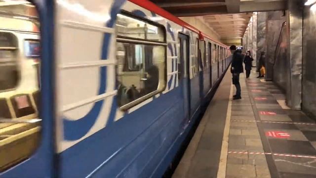 81-717/714.5М Перекраска Московский транспорт На станции Сокольники