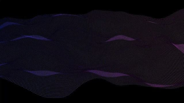 Фон абстрактный фиолетовые волны футаж