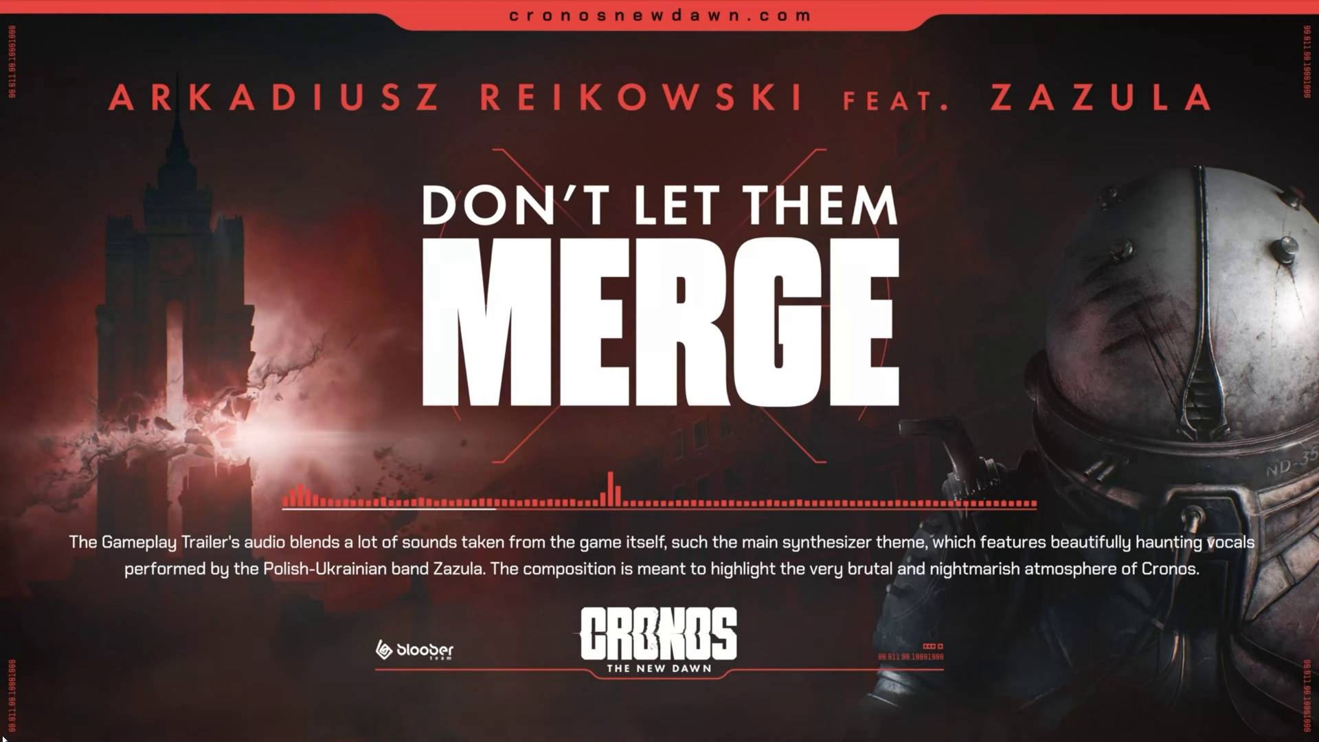 Bloober Team выложила пару композиций из своей будущей игры  Cronos: The New Dawn.