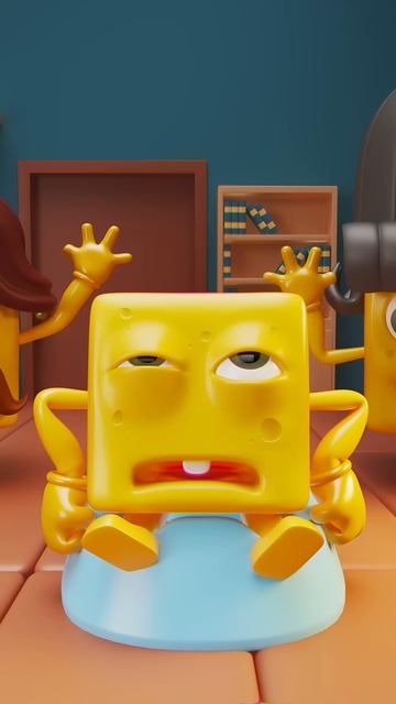 😂🧀 Baby Cheese's Big Moment! 💨💚 #Shorts