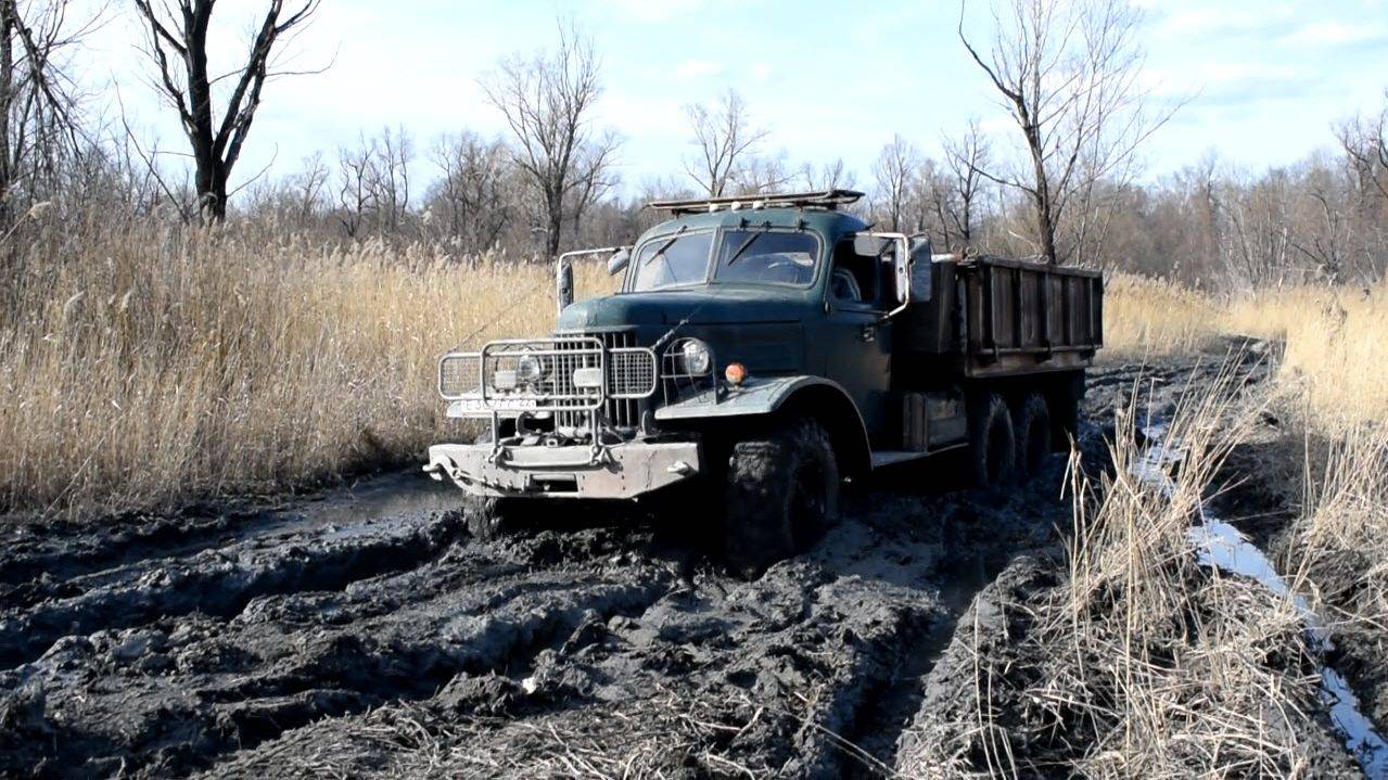 ЗиЛ-157К по бездорожью. Это просто трактор! / ZIL-157 offroad.