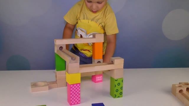 Рома и Диана Любимый КОНСТРУКТОР Ромы Marble Race