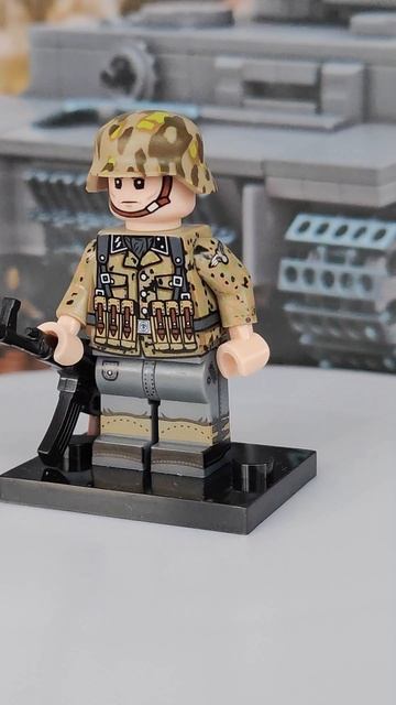 Lego кастомная минифигурка немецкого солдата с Aliexpress