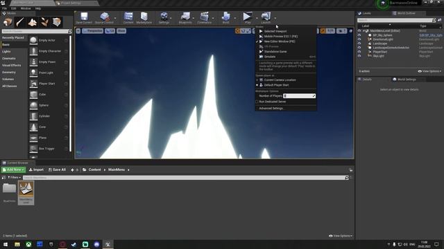 Моя игра на Unreal Engine! Пока что не готова.