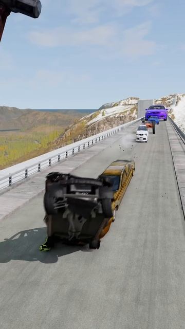 VU8Zilarscs - Colorful Small to Giant Cars vs Hammer ｜ BeamNG.drive!