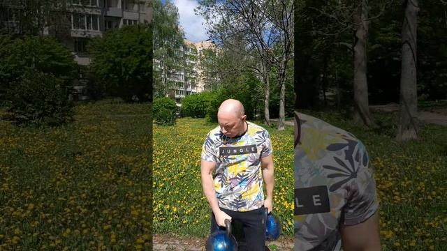 Берите гири и выходите на улицу - лето на дворе !!! 💪💪💪