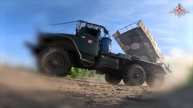 Боевая работа расчетов РСЗО «Град» в зоне СВО