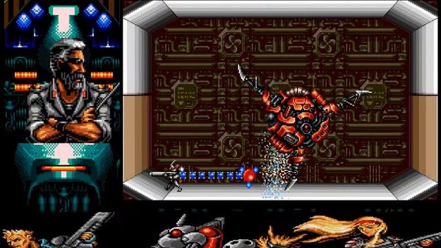 Contra: The Hard Corps - Прохождение на все концовки  No Death за пер?