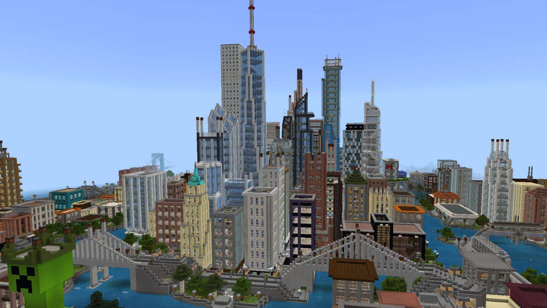 Майнкрафт новый город (Minecraft new city) №1