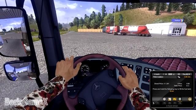 First Person ETS 2 Mod   AMUSING HANDS   Мод от Первого Лица   Забавные Р?
