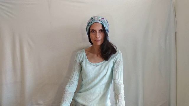 Чалма драпированная с 3мя фиксирующими шлёвками для декоративных лямок Шёлк 100%