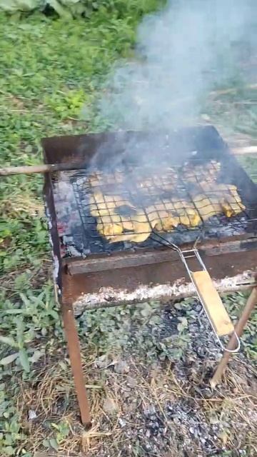 курочка на углях