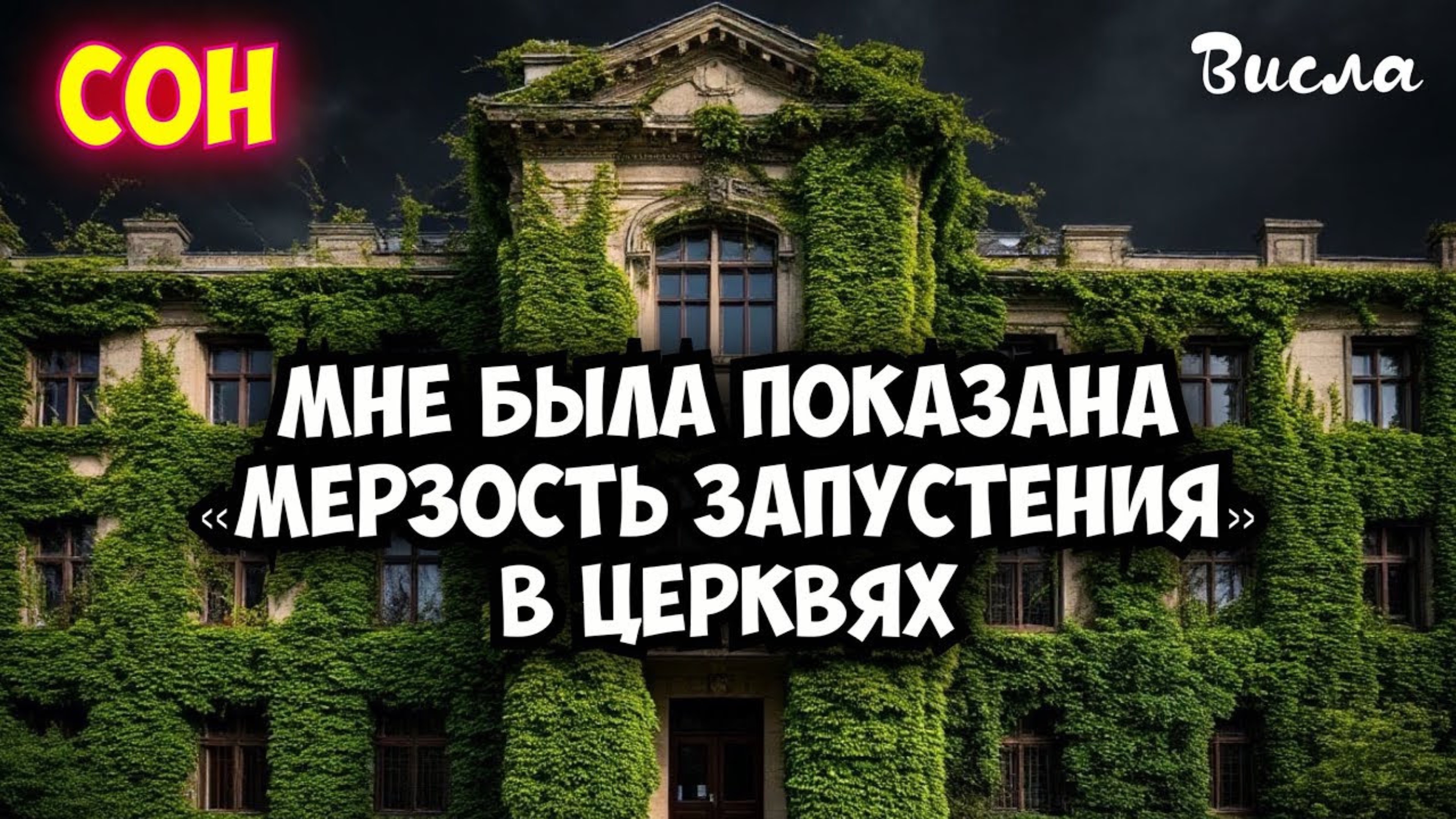 МНЕ БЫЛА ПОКАЗАНА «МЕРЗОСТЬ ЗАПУСТЕНИЯ» В ЦЕРКВЯХ. СОН. Висла