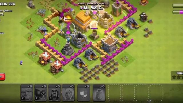 ПРОКАЧКА ЗАБОРА ЗА ОДНО ВИДЕО 6 ТХ |Clash of clans|