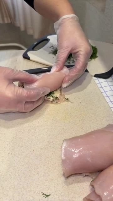 Куриные рулеты.