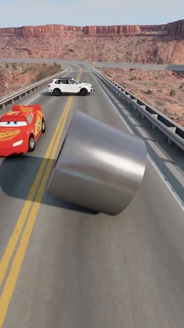 drLLS2Dauf8 - Cars VS 30 Ton Steel Coil!