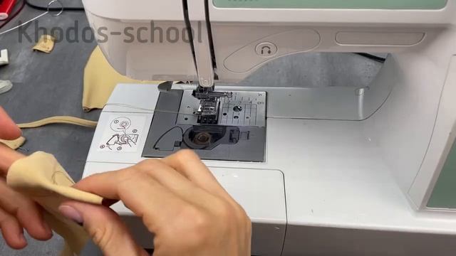 Собираем купальник на бытовой машине