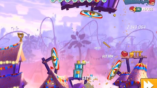 angry birds 2. испытание золотая свинья для теренса !