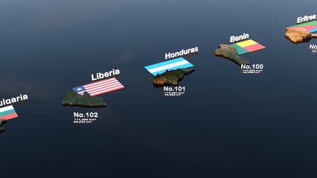 Почему эти страны такие большие? Сравнение размеров стран