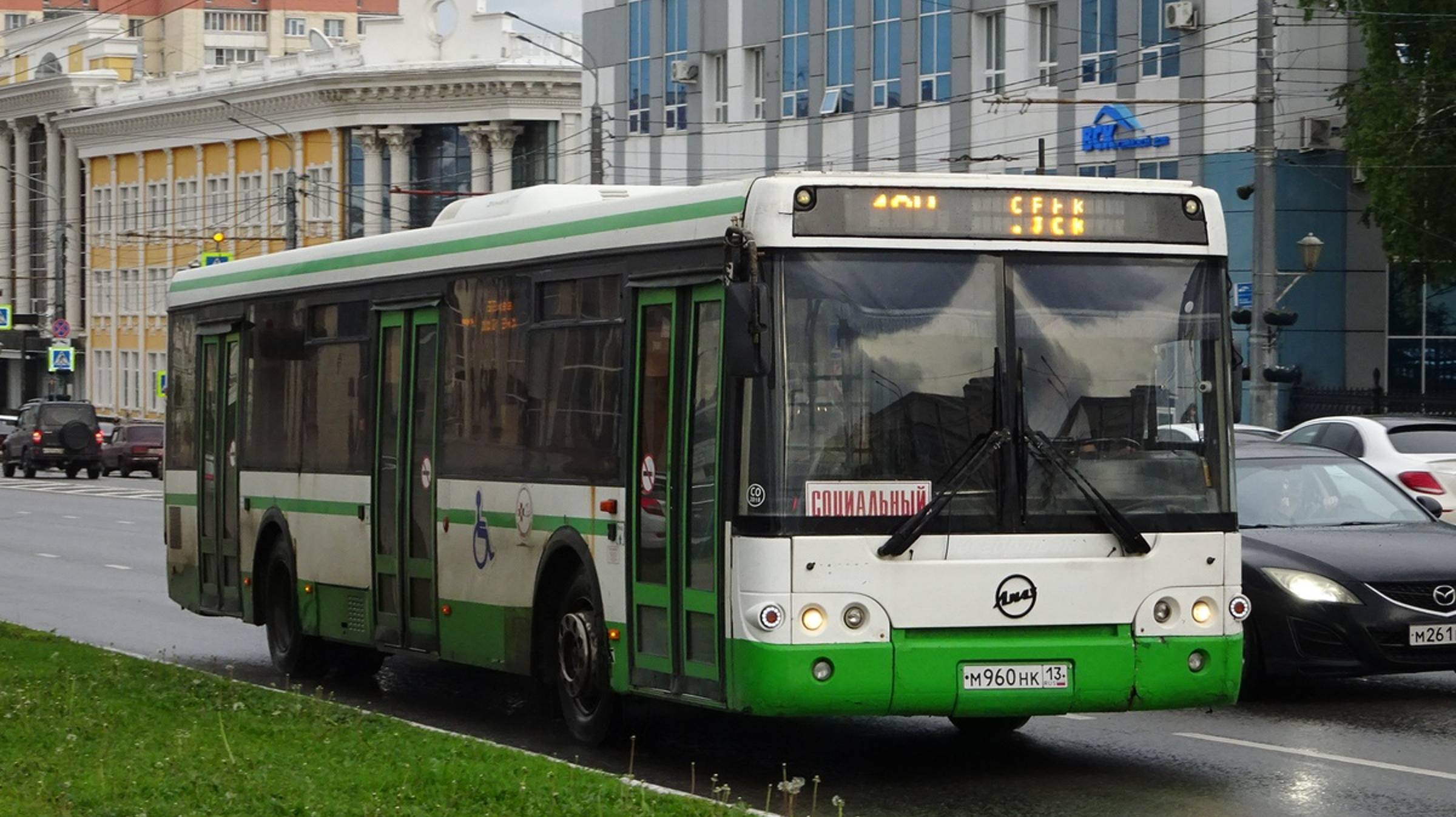 (Эксклюзив!) Поездка на автобусе ЛиАЗ-5292.21 № М 960 НК 13, маршрут 104
