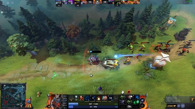 Dota 2 Троль легкая победа
