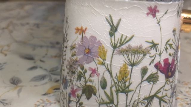 декупаж для сыпучих продуктов ёмкость