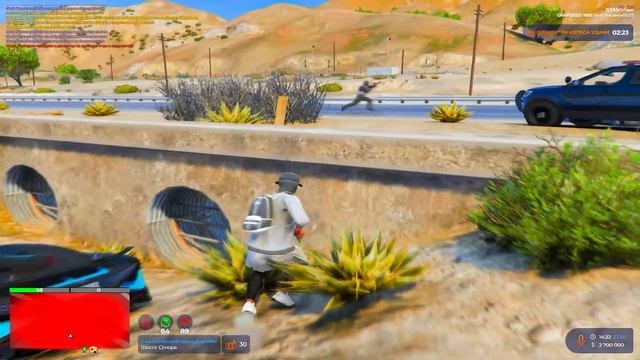 ЭТИ ГОСНИКИ ПЫТАЛИСЬ ТОЛПОЙ... (gta5rp | гта5рп | GTA 5 RP)