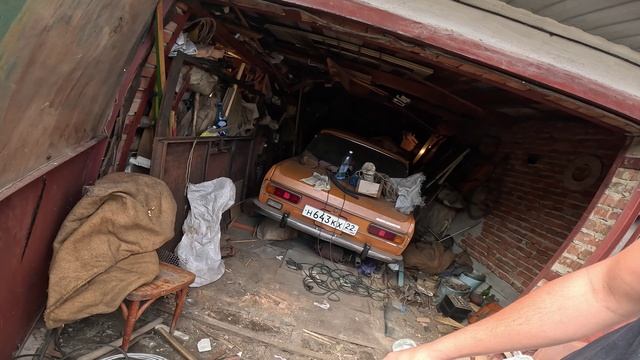 Ржавая молодость или как мы с сыном нашли АЗЛК москвич у товарища в гараже