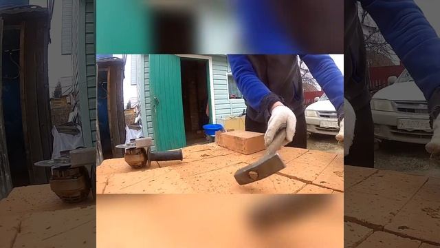 #отопительнаяпечь  Первый и второй ряд печи а так же занимаюсь огородом.