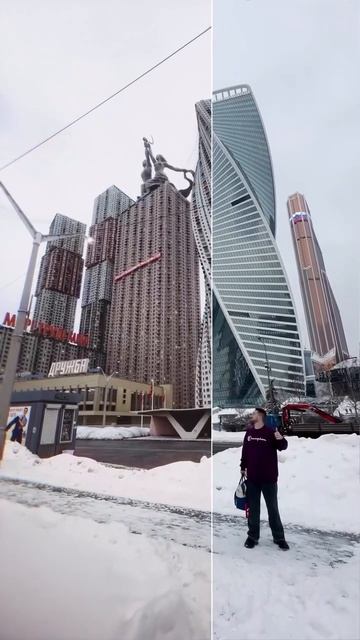 🏙️Так бы выглядела бы Москва-Сити в Советском Союзе🏙️