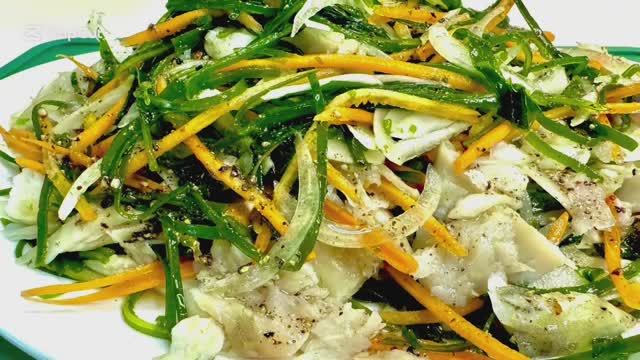 Салат «Морской»-полезный,яркий,вкусный салат с морепродуктами!