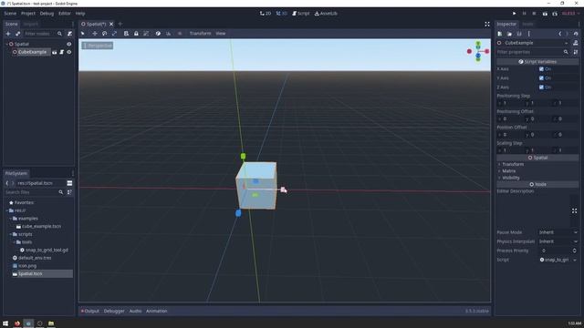 Позиционирование объектов по сетке в Godot / Positioning objects on