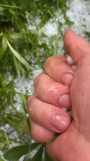 В Шарлыке выпал град 🤯