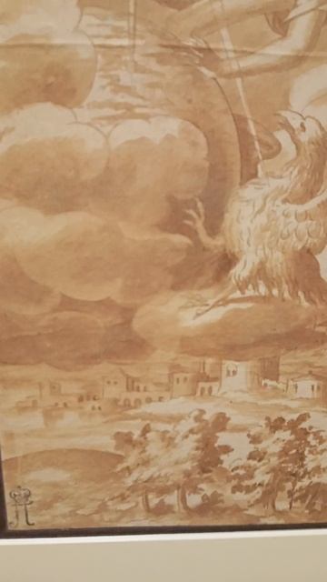 Леонар Тири. Юнона и Ирида. 1540. Перо, кисть.