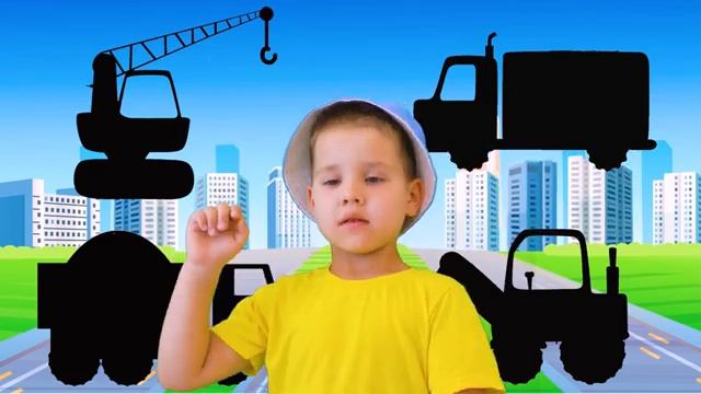 Синий трактор Песенки для детей Считалка Машинки Трактор и Экскаватор