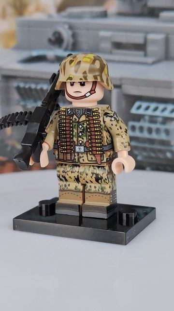 Lego кастомная минифигурка немецкого солдата с Aliexpress