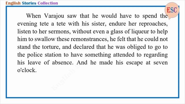 Learn English Through Story - The Wrong House by Guy de Maupassant