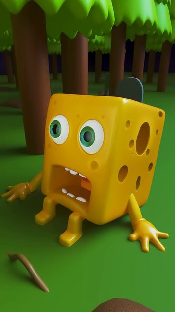 Midnight Forest Zombie Snack Attack! 🧀🌙💀🍔🤣