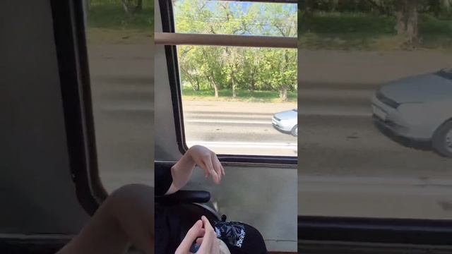 Поездка на троллейбусе город Ижевск. Маршрут №9. Магазин Родина - Посёлок Машиностроителей.