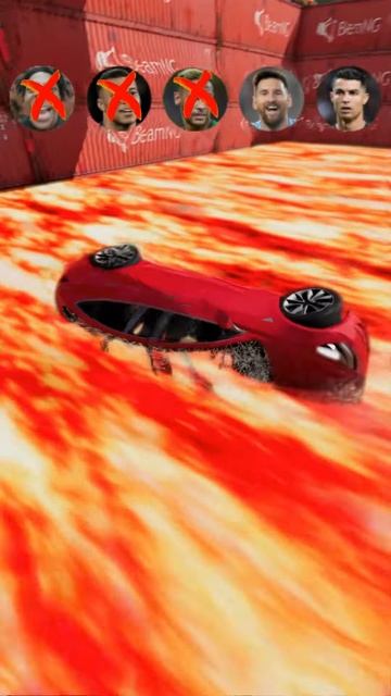 ZX3-oX42m54 - Ronaldo vs Messi vs Neymar vs Mbappe Jump Challenge - Beamng.Drive