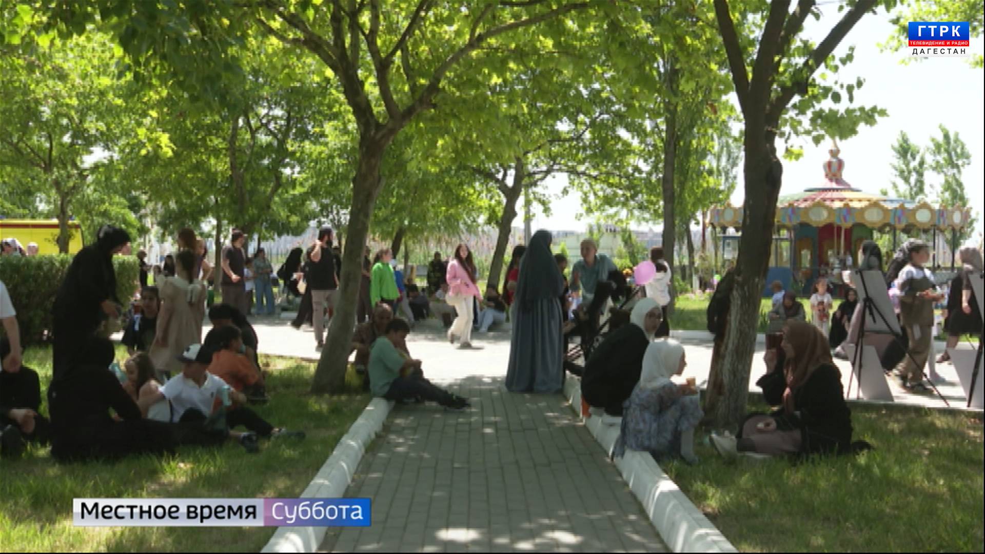Праздник, посвященный предстоящему Дню защиты детей, прошел в столичном парке аттракционов