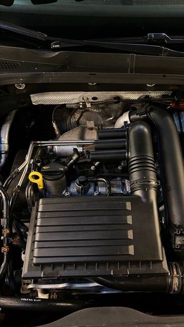 Мойка двигателя и подкапотного пространства VW Golf #мойкадвигателя #golf #vw #сзао #тушино