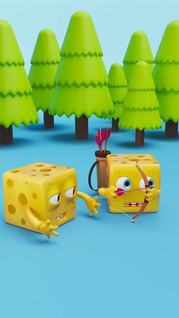 Bow Fail, oh really？🏹🧀 #animation #youtubeshorts