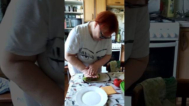 Сэндвичи делала сегодня 😁