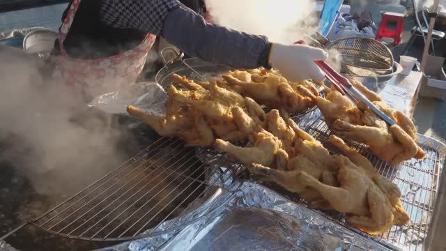 Dak Gangjeong, Tangsuyuk _ Жареная курица по-корейски