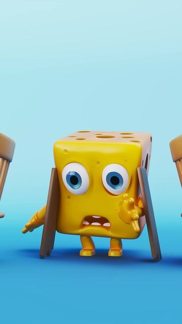 Cheesy Karate Chop： Board-Breaking Blunder! 🧀🥋 #Shorts
