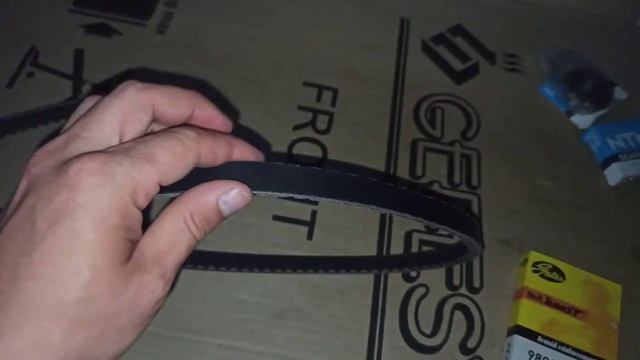 Сравнение ремней для скутера Yamaha Jog Dayco Gates (брак)